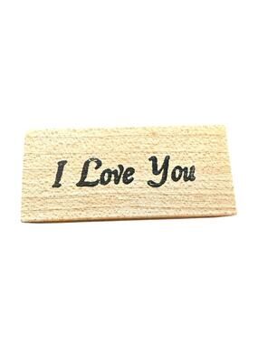 Embossing Arts I Love You Rubber Stamp